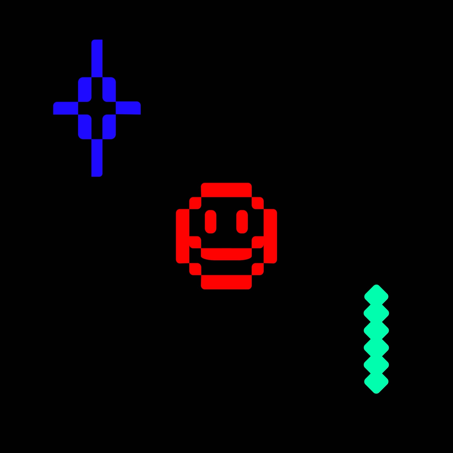 Pixel iconography