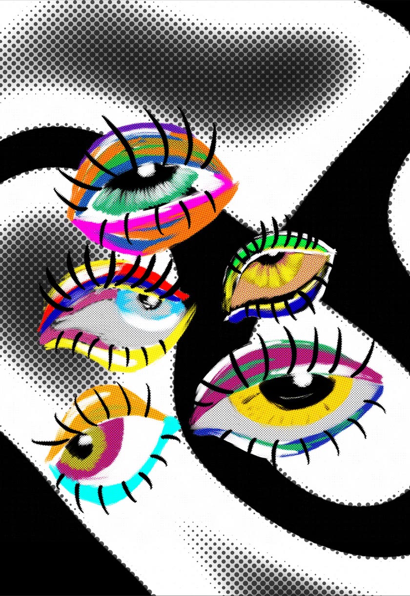 Illustrated by hand